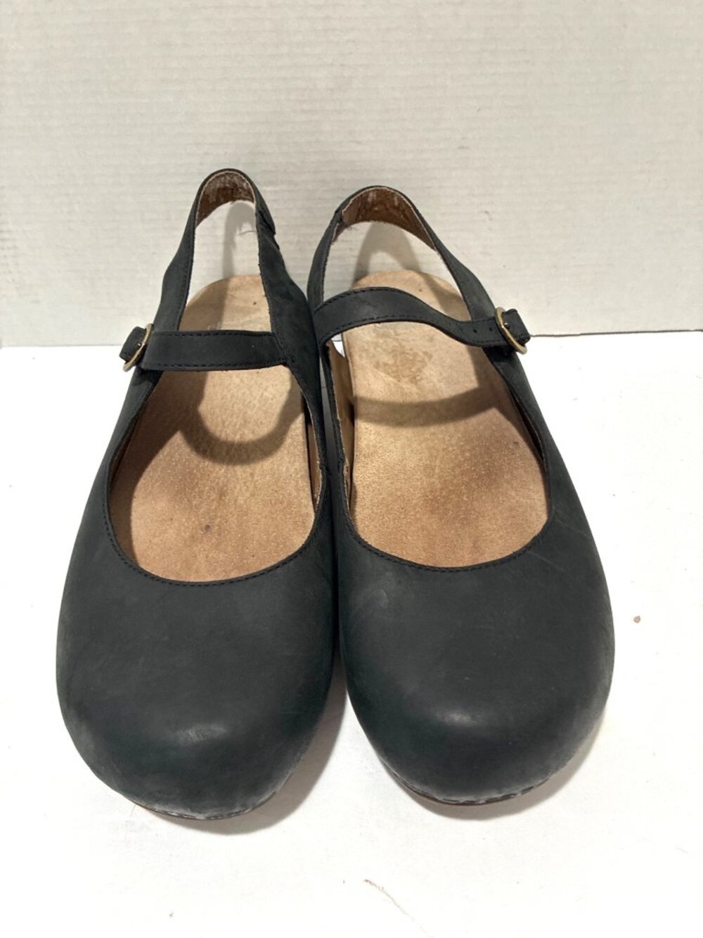 Dansko Maureen Shoes Women Mary Jane Slingback Mule Black Leather size 11 - Picture 2 of 7